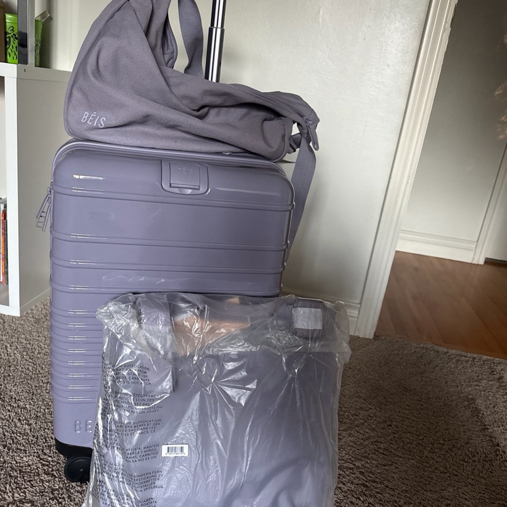 Beis lavender carry on 3 piece set